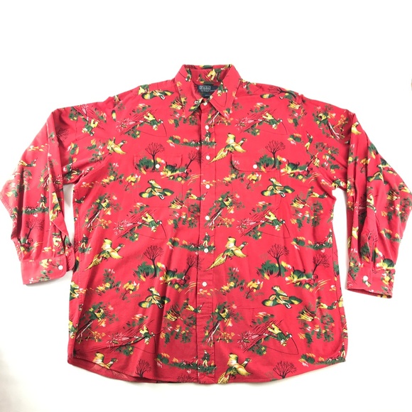 Polo Ralph Lauren Other - Vintage Polo Ralph Lauren Hunt Scene Shirt